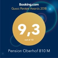 Pension Oberhof 810M - Booking.com Award